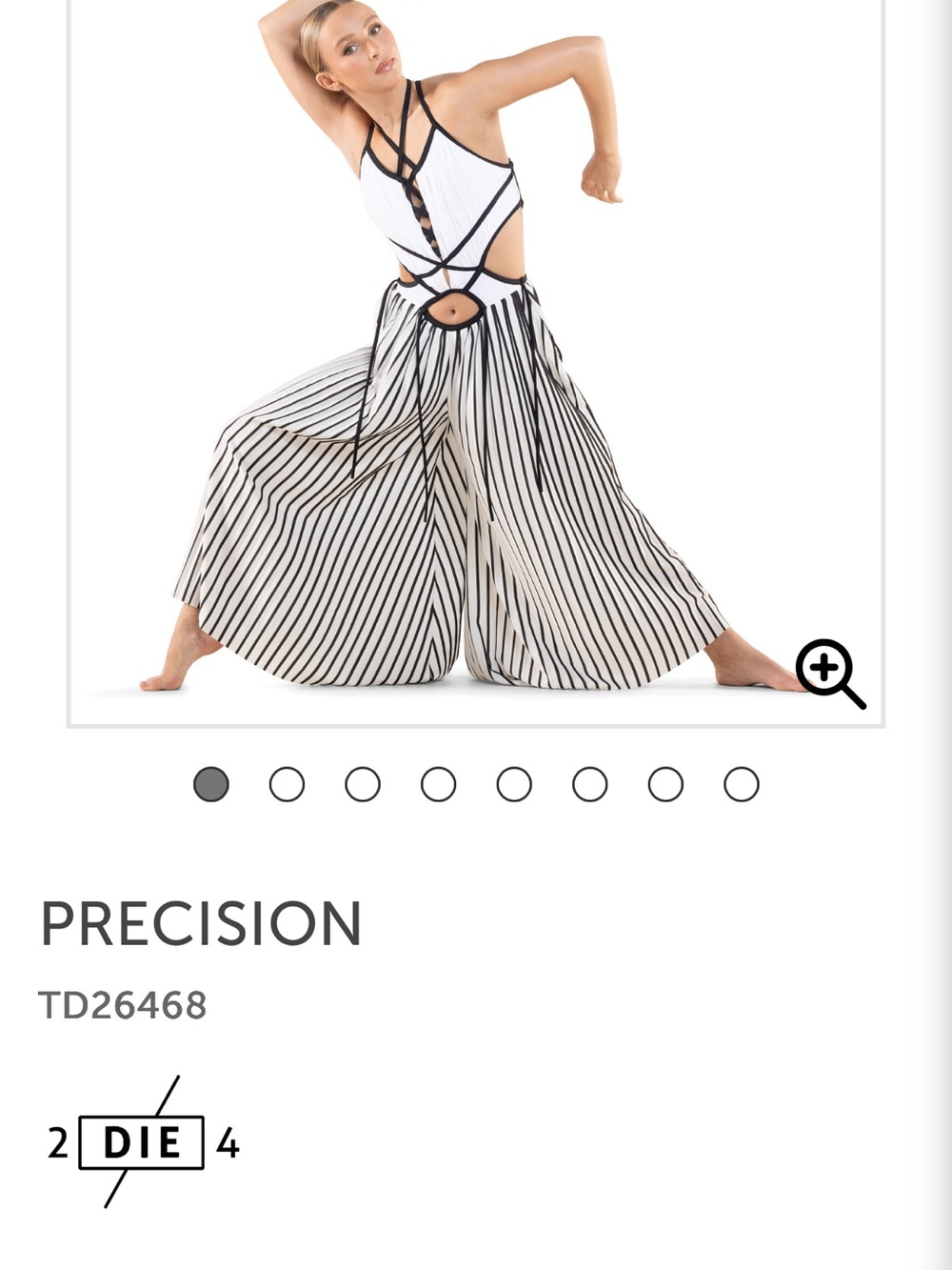 Revolution Costumes 2Die4 Striped Jumpsuit - up to 5 available PRECISION TD26468